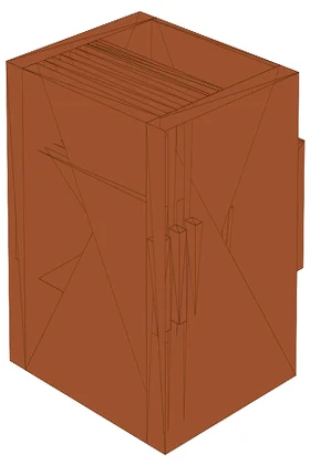 Flat  Panel  True  Style  T  M  I  R8000  Mahogany  Doors
